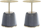 Manhattan Comfort Anderson Modern 15.75" Round End Tables 1.0 by ManhattanComfort
