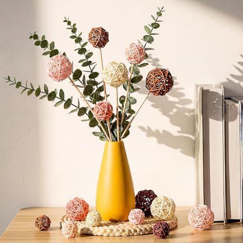 Patelai Wicker Ball Orbs,Boho,2.4'',2'',1.6'',1.2'' - Image 6
