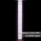 Blackout Curtains 52 x 120 Inch Long Purple Curtains Set of 2 Panels Room - Image 3