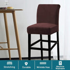 Turquoize Bar Stool Covers 4 Pack Bar Stool Covers - Image 2