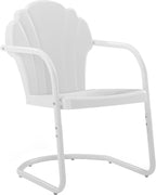 Crosley Furniture Tulip 2-Piece Outdoor Chair Set, Retro Metal Patio Chairs by CrosleyFurniture