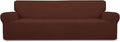 Easy-Going Stretch 4 Seater Oversized Sofa Couch Cover Coffee | 1-Piece Extra by Easy-Going