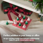 WDS WONDROUS Christmas Tic Tac Toe with Snowman & Trees, Coffee Table Decor - Image 4