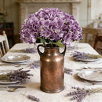 Kimura's Cabin 6Pcs Artificial Hydrangeas Flower Silk Fake Flowers,Purple - Image 3