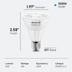 Maelsrlg E17 LED Bulb 6W, Intermediate Base Spotlight Bulb, Daylight White 5000K - Image 3