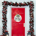 Interchangeable Welcome Sign for Front Door with 14 Changeable Icons, Farmhouse Front Porch Decor Rustic Wooden Wall Sign with 12 LED Lights, Outdoor Seasonal Welcome Home Decorations (White1) - Image 5