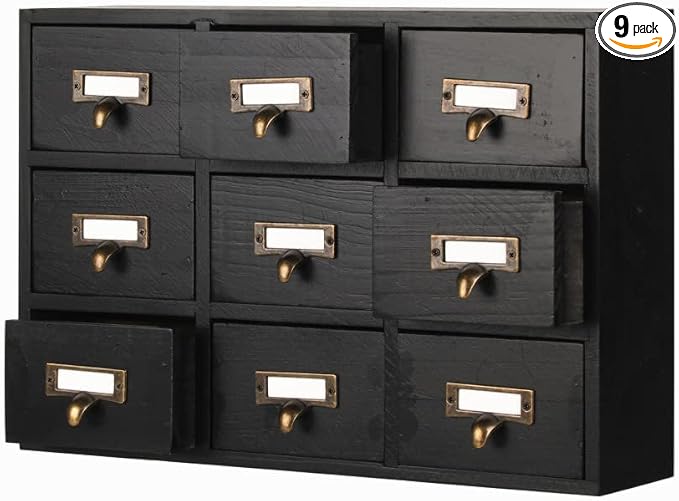 09 Drawers Apothecary Cabinet by PACKGILO