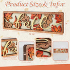 Vintage Fall Leaves Decorations for Office Home Table Mantel Shelf Desk - Image 2