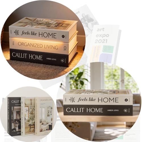 3 PCS Faux Decorative Books for Home Decor-Coffee Table Books Decor-Aesthetic Fake/Faux Books for Decoration,libros Decoration for Coffee Table, Shelf Accessories (3-CALLIT Home ORGANIZDE Living) - Image 7