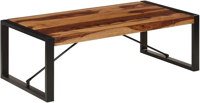 Coffee Table 47.2"x23.6"x15.7" Solid Sheesham Wood, End Tables, Living Table - Image 8