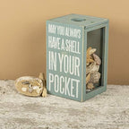 Primitives by Kathy Seashell Holder - Coastal Decor, Glass Display, Treasure Chest, Room and Bedroom Decor - Image 3