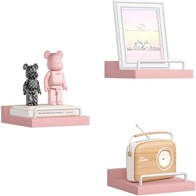 RYOFOBETTO Small Floating Shelf, 6X6 Inches Farmhouse Wall Shelves by RYOFOBETTO
