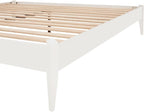 Bme Dinkee Signature Ivory White King Bed Frame Without Headboard - Image 9