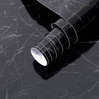 Arthome Black Marble, 17x393 Inches Peel and Stick Wallpaper, Marble Contact by ArthomeWALLDECOR