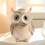 Smadeer Owl Statue Home Decor Cute Boho Owl Figurine Gift for Bird Lovers by Smadeer