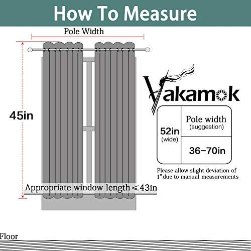 Yakamok Room Darkening Curtains 52x45 inch Long Mustard Yellow-Living Room | 2 - Image 6
