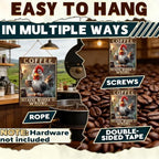Chicken Metal Signs Rooster Kitchen Wall Decor 12x8 Inch - Image 6
