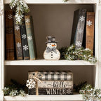 4 Pcs Winter Snowman Decor, Hello Winter Table Decorations - Image 6