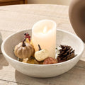Ceramic Decorative Table Bowl Trays Home Room Decor Farmhouse (10" Retro) by VanseliaHome