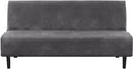 H.VERSAILTEX Real Velvet Futon Cover Armless Sofa Covers Sofa Bed Covers by HVERSAILTEX