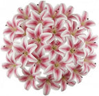 20PCS 6 Inch Large Artificial Lilies Flower Heads with Realistic Stamens, Bulk Silk Fake Lilies for DIY Crafts, Wedding Decor, Cake Decorating, Centerpieces, Home Decor (Light Pink) - Image 5