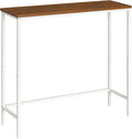 HOOBRO Narrow Console Table, 29.5" Small Entryway Table, Thin Sofa Table by HOOBRO