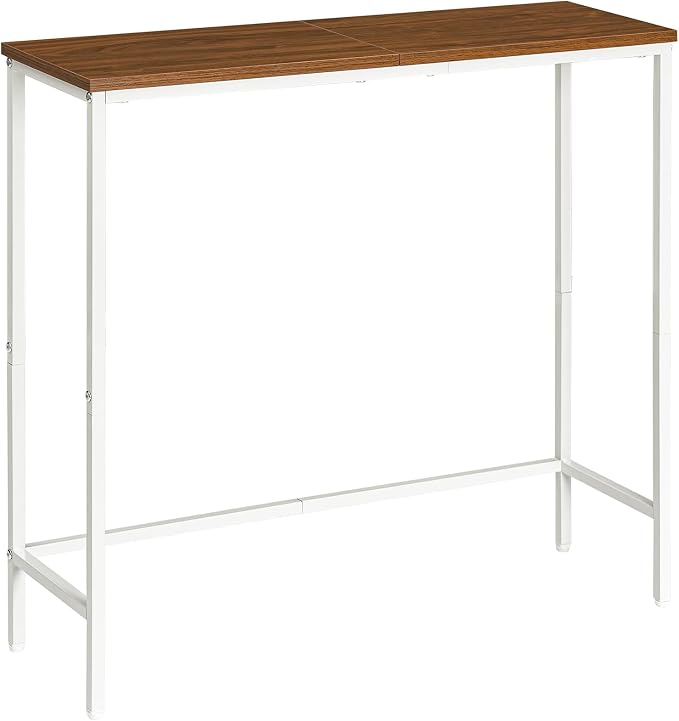 HOOBRO Narrow Console Table, 29.5" Small Entryway Table, Thin Sofa Table by HOOBRO