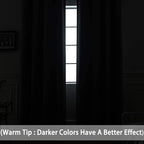 Yakamok Room Darkening Curtains 52x72 inch Length Olive Green-Living Room | 2 - Image 6