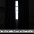 Yakamok Room Darkening Curtains 52x63 inch Light Sage Green-Living Room | 2 - Image 6