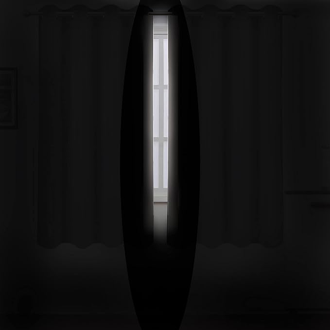 Light Beige Blackout Curtains 40 x 63 Inch Length/Set of 2 Curtain - Image 3