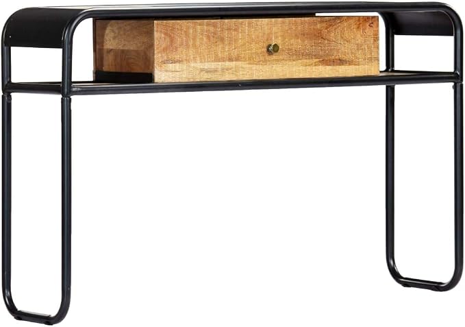Console Table 46.5"x11.8"x29.5" Solid Mango Wood, End Tables, Accent Tables by ROMHZKS
