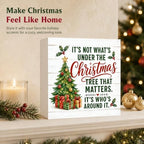 Christmas Decorations Just A Girl Who Loves Christmas Tree Wood Box Sign - Image 5
