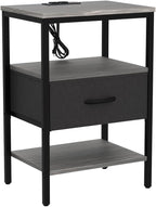 SUPERJARE Nightstand Set of 2, Bed Side Tables - Image 4