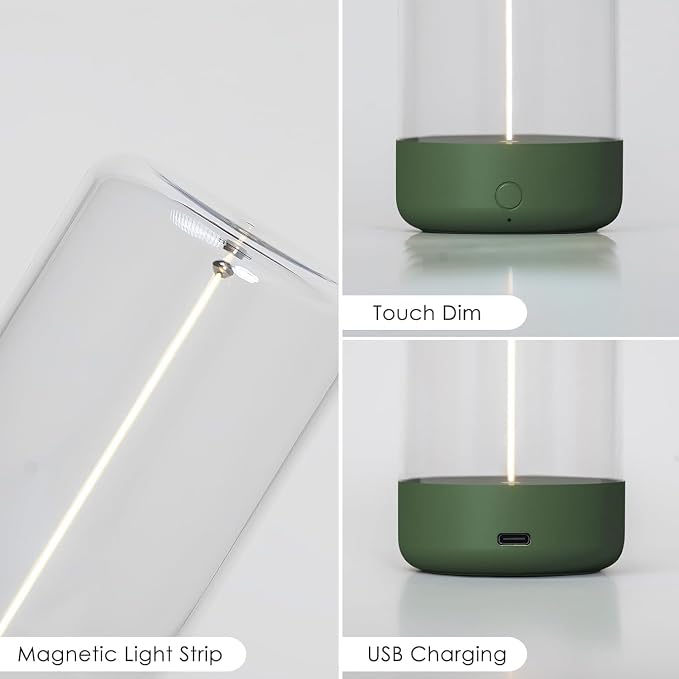AUGE LIGHT Mini Minimalist Table Lamp Cordless Lamp Rechargeable Table Lamp - Image 4