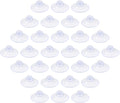 30 Pack Glass Table Suction Cups - 20mm Rubber Suckers Without Hooks by Qjaiune