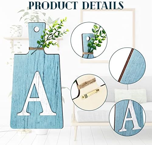 Jetec Cutting Board Eat Sign Set Wall Decor, Dark Blue, Light Blue, White - Image 4