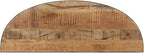 Half Circle Side Table 43.3x15.7x30.3 Inches Solid Mango Wood - Image 6