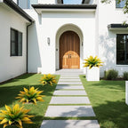 Artificial Agave Plants Outdoors, 28", 2-Pack, Yellow Fake Greenery - Image 6
