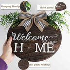 12x12 Inch Interchangeable Welcome to Our Home Door Sign - Image 4