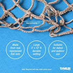 Fishing Net Decor, 5x10 Fish Net Decorations for Beach Decor or Party, 2pcs - Image 3
