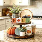 COCHIE Vintage Fall Decorations Set for Home Office Tabletop Shelf Indoor - Image 4