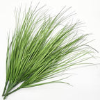 CATTREE Artificial Wheat Grass Shrubs, Fake Plants Faux Greenery Plastic Bushes Tall Stems for Outdoor Indoor Wedding Christmas Decor Office Yard Table Arrangements Planter Filler Decoration 8 Pack - Image 4