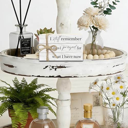Mini Decorative Books For Home Decor, Small Coffee Table Faux Wood Book Stack Decor, I Still Remember Modern Stacked Decoration, Stacked Display For Shelf Mantel Nightstand, Three Pieces -A(01) - Image 3