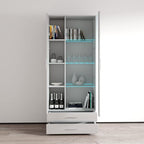 Meble Furniture Soho S6 2D2S Modern Freestanding Bookcase — Customizable - Image 5