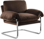 Modway Ansel Performance Velvet Accent Chair in Chocolate Brown by Modway