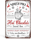 Christmas Kitchen Hot Cocoa Bar Decor Hot Chocolate Sign by HomelyAccents