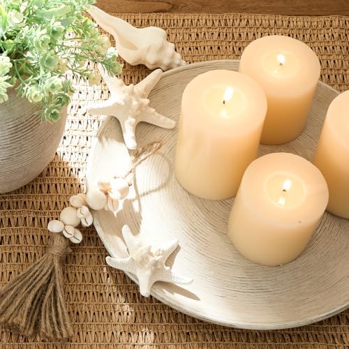 Ceramic Decorative Table Tray Round Trays Home Decor Farmhouse (12" Retro) - Image 6