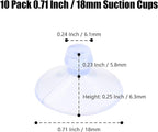 10 Pack Glass Tableholders - 18mm Rubber Suction Cups - Image 4