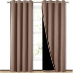 NICETOWN Cold Blocking Curtains, 100% Blackout Curtains Thermal, Noise by NICETOWN