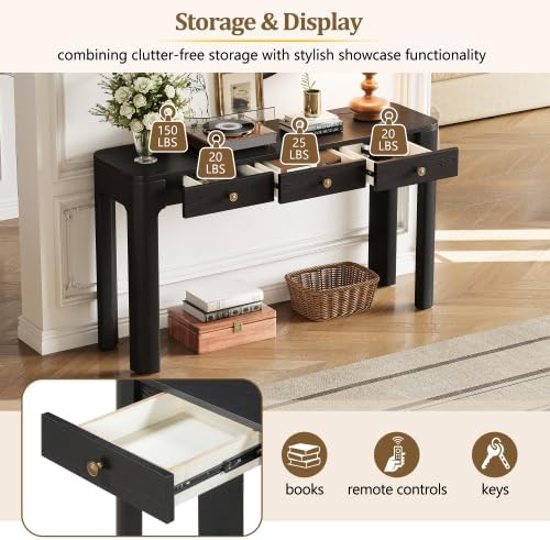 Bellemave 52" Rustic Console Table - Image 5